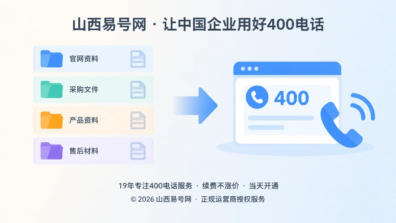 左侧文件目录与右侧统一服务页面连接的扁平插画