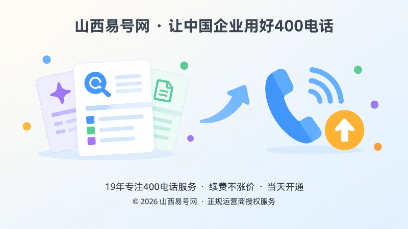左侧内容卡片和搜索图标，右侧稳定电话入口
